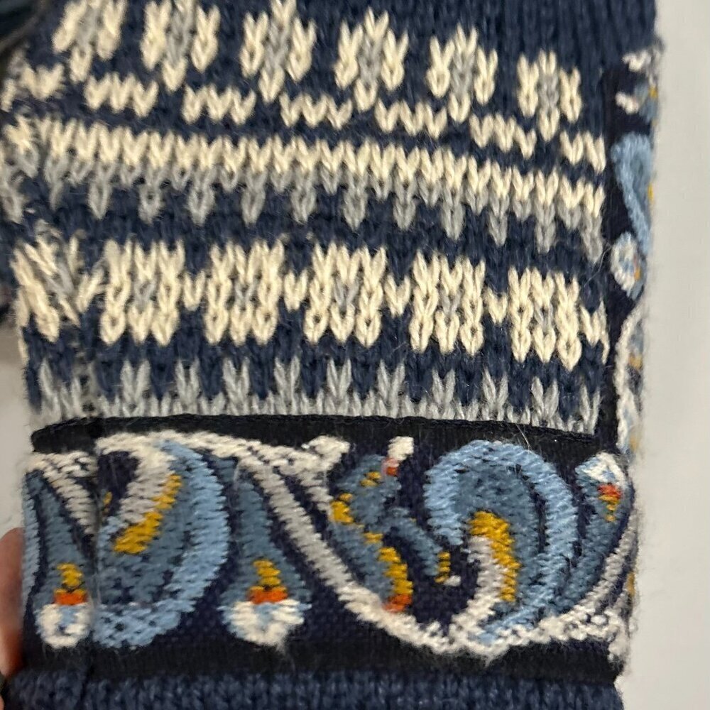 Vintage Nordstrik Wool Knit Cardigan Sweater Fair Isle Sz M 38" Chest - Picture 5 of 6